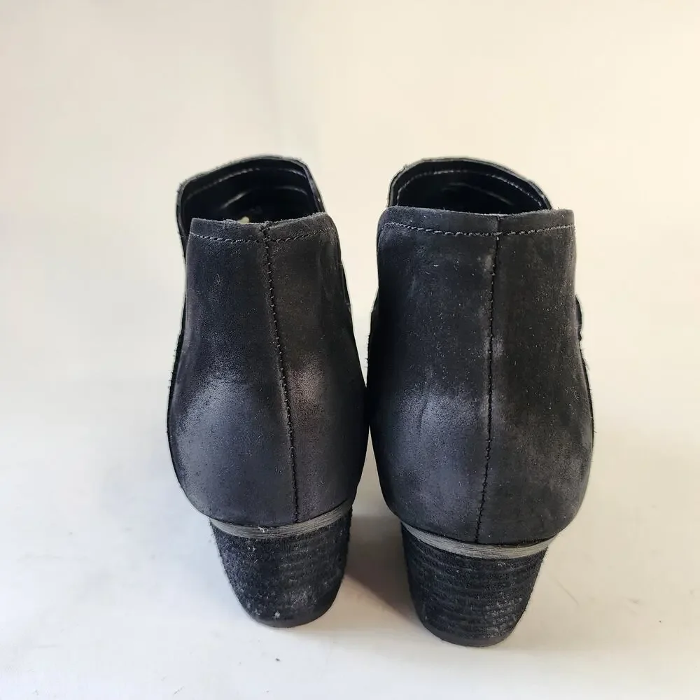 Blondo Victoria‎ Waterproof Nubuck Ankle Boots Black 9M